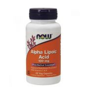  Альфа-липоевая кислота от NOW Alpha Lipoic Acid (60 порц/ 60 капс) 