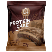  Протеиновое печенье с суфле от Fit Kit (двойной шоколад) (70 гр.) 