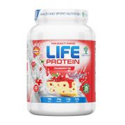  Протеин двухкомпанентный (сывороточный + яичный) от LIFE Protein (США) (клюквенный пирог) (30 порц/907 гр) 