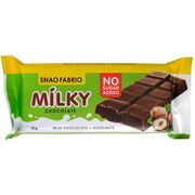  SNAQ FABRIQ Молочный шоколад с шоколадно-ореховой пастой MILKY (Фундук) 55 г 