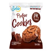 Протеиновое печенье от Solvie (шоколад с шоколадными чипсами) (50 гр) 