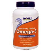  Омега-3 от NOW Omega-3 1000 мг (100 порц/200 капс) 