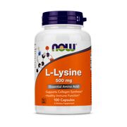  Лизин NOW L-Lysine 500 мг (100 порц/100 капс) 