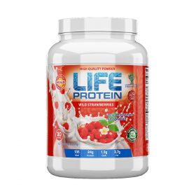  Протеин LIFE Protein (США) (земляника) (30 порц/907 гр) 