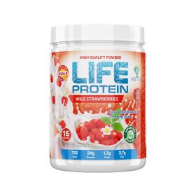  Протеин LIFE Protein (США) (земляника) (15 порц/500 гр) 