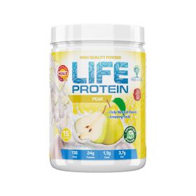  Протеин двухкомпанентный (сывороточный + яичный) от LIFE Protein (США) (малиновый крем) (15 порц/500 гр) 