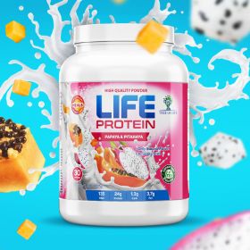 Протеин LIFE Protein (США) (папайя и питахайя) (30 порц/907 гр) 