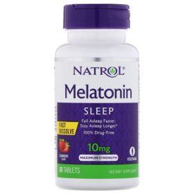  Мелатонин от Natrol 10мг (60 порц/60 капс) 