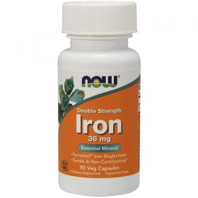  Железо от NOW Iron 18 mg (90 порц/90 капс) 