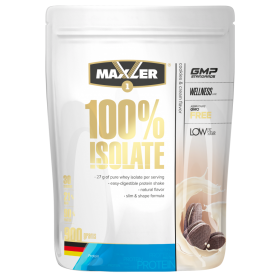  Maxler 100% Isolate 900 g. (Cookies Cream)				 