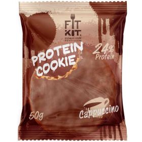  Протеиновое печенье от FitKit Protein chocolate сookie (капучино) (50 гр) 