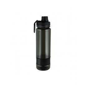  Бутылка для воды БЕЗ ЛОГОТИПА (черная) (700 мл) 
