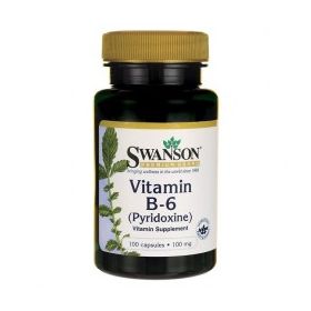  Swanson Vitamin B-6 100 mg 100 капс. 