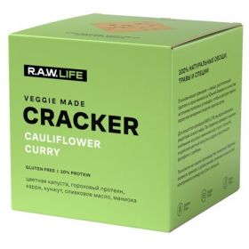  R.A.W.LIFE Крекеры овощные "Cauliflower Curry" 