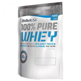  Протеин от BioTech 100% Pure Whey (банан) (30 порц/1000 гр) 