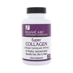  Rejuvicare, Super Collagen, гидролизат коллагена, 500 мг, 90 капсул 