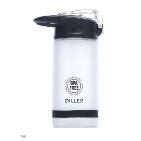  Бутылка для воды Diller D24 550ml (Белый) 