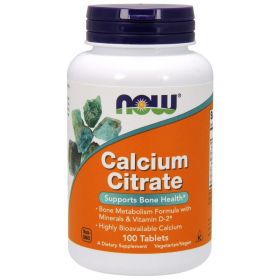  NOW Calcium Citrate With Minerals 100 tabs 