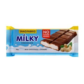  SNAQ FABRIQ Молочный шоколад с молочно-ореховой пастой  MILKY (Кешью) 55 г 