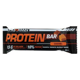  Батончик протеиновый Ironman "Protein Bar" с коллагеном (карамель) (50 гр) 