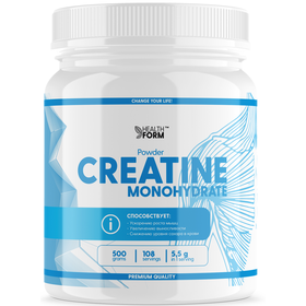  Креатин Health Form Creatine Monohydrate (90 порц/500 гр) 