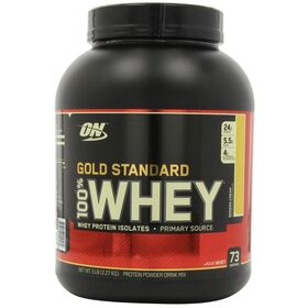  Протеин от Optimum Nutrition 100 % Whey protein Gold standard (банановый крем) (73 порц/ 2,27 кг) 