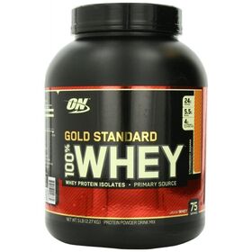  Протеин от Optimum Nutrition 100 % Whey protein Gold standard (клубника-банан) (73 порц/ 2,27 кг) 