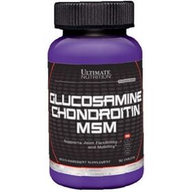  Глюкозамин для суставов и связок от Ultimate Nutrition Glucosamine & Chondroitin & MSM (30 порц/90 таб) 