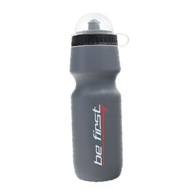  Бутылка для воды Be First 750 мл с крышкой, серая (SH301A-G) (75-GRAY) 