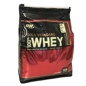  Протеин от Optimum Nutrition 100% Whey protein Gold standard (вкус шоколад) (160 порц/4540 г) 