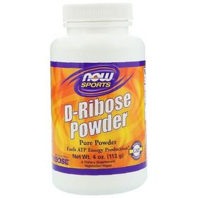  Рибоза от NOW. Ribose Pure Powder (22 порц/113 гр) 