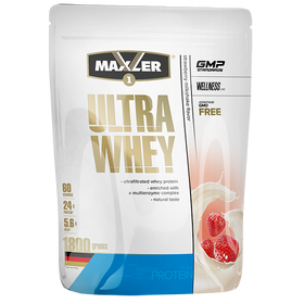  Протеин от Maxler Ultra Whey Protein (клубника) (60 порц/1800 гр) 