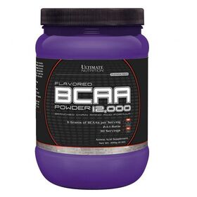  BCAA от Ultimate nutrition. Flavored BCAA 12,000 (малина) (30 порц/228 гр) 
