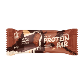  Батончик протеиновый Fit Kit Protein BAR (шоколад с фундуком) (60 гр) 