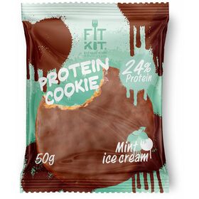  Протеиновое печенье от FitKit Protein chocolate сookie (мятное мороженое) (50 гр) 