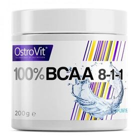  BCAA от OstroVit ВСАА 8-1-1 (без вкуса) (20 порц/200 гр) 