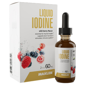  Йод Maxler Iodine drops 60 мл (лесные ягоды) (2000 порц/60мл) 