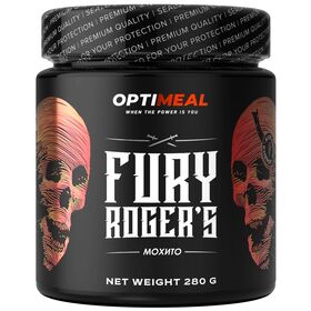  Предтренировочный комплекс OptiMeal Fury Roger's (лесные ягоды) (280 гр) 