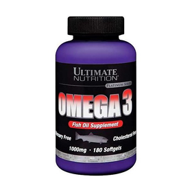  Омега-3 от Ultimate Nutrition Omega 3 (1000 mg) (180 порц/180 капс) 