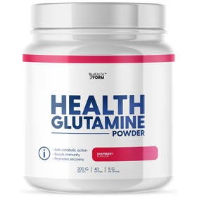  Глутамин Health Form Glutamine (малина) (40 порц/200 гр) 