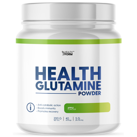 Глутамин Health Form Glutamine (яблоко) (40 порц/200 гр) 
