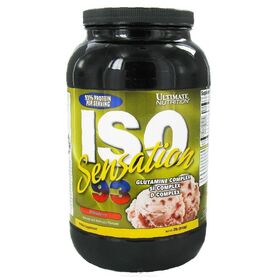  Протеин от Ultimate Nutrition ISO Sensation (клубника) (28 порц/908 гр) 