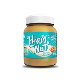  Арахисовая паста от Happy Nut (сладкая) (330 гр) 