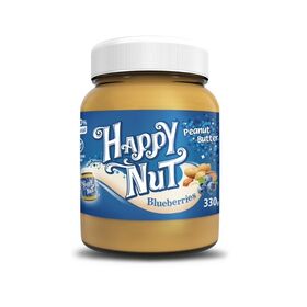  Арахисовая паста от Happy Nut (с черникой) (330 гр) 