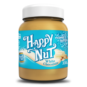  Арахисовая паста от Happy Nut (с белым шоколадом) (330 гр) 