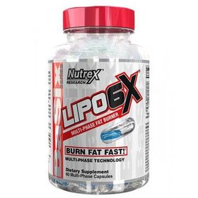  Жиросжишатель Lipo-6X от Nutrex (30 порц/60 капс) 