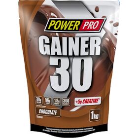  Гейнер Power Pro Gainer 30 (шоколад) (12 порц/1000 гр) 