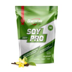  Соевый протеин от GeneticLab SOY PRO (ваниль) (30 порц/900 гр) 