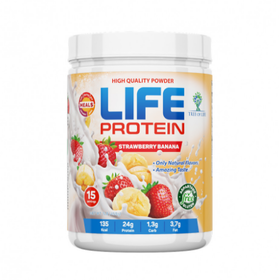  Протеин LIFE Protein (США) (клубника-банан) (15 порц/457 гр) 