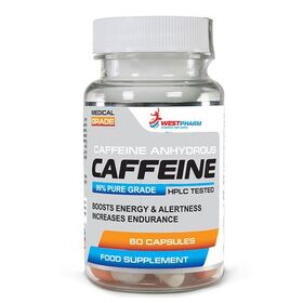  Кофеин от WestPharm - Caffeine (60 порц/60 капс) 